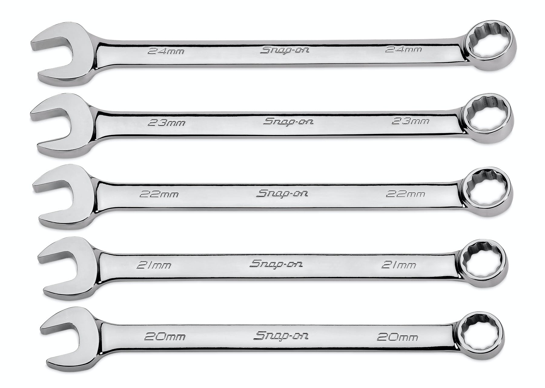 5 pc 12-Point Metric Flank Drive® Combination Wrench Set (20–24 mm) | OEXM705 5 pc 12-Point Metric Flank Drive® Combination Wrench Set (20–24 mm) | OEXM705